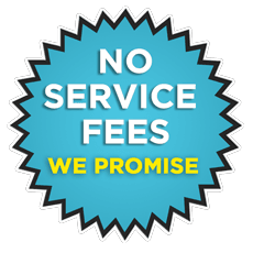 no service fees
